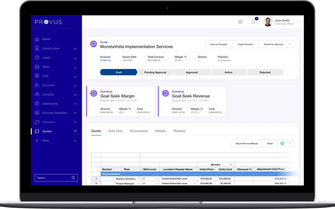 See Provus in Action – A Leader in Services Quoting Platform