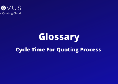 Cycle Time For Quoting Process