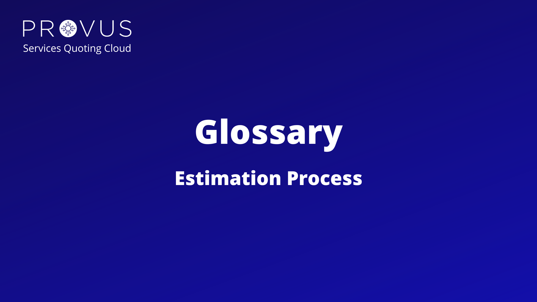 estimation process