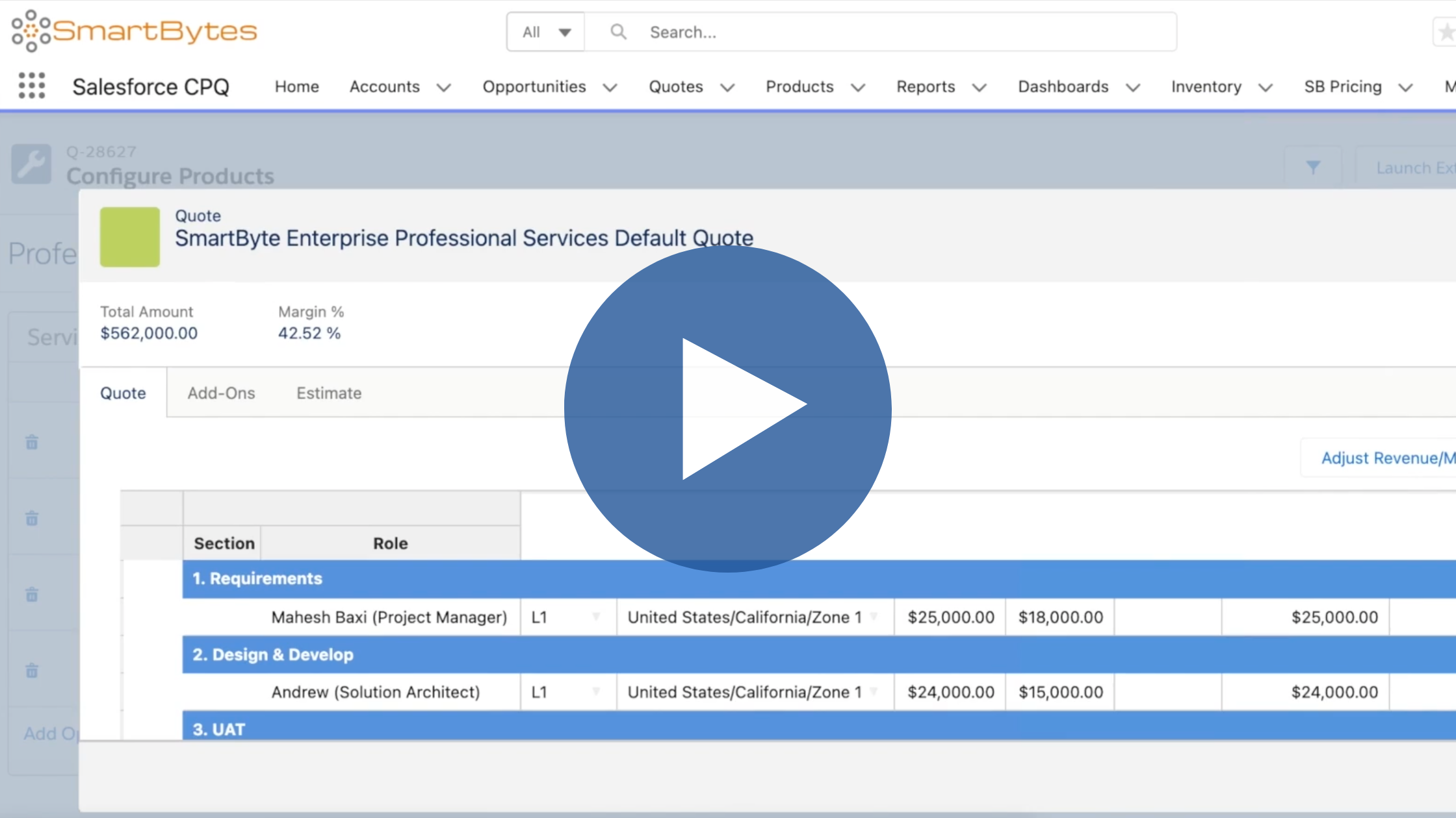 Provus and Salesforce Revenue Cloud Integration