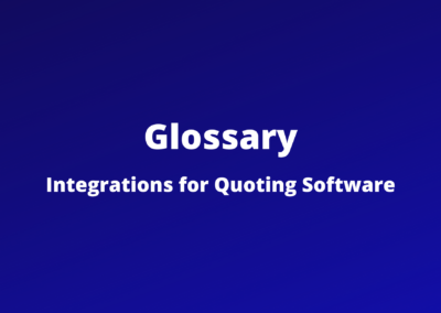 Integrations for Quoting Software