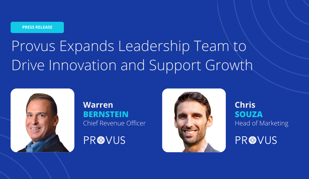 Provus Expands Leadership Team to Drive Innovation and Support Growth