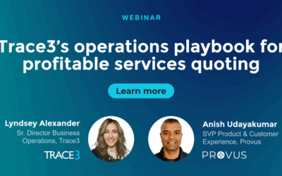 Trace3’s Operations Playbook for Services Quoting